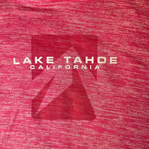 Outfitter Trading Co. Women Sweatshirt size L Hoodie Lake Tahoe California Pink - Picture 6 of 11